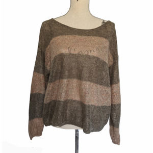 Free People Striped Sweater Long Sleeves - Small - Perfect for Fall